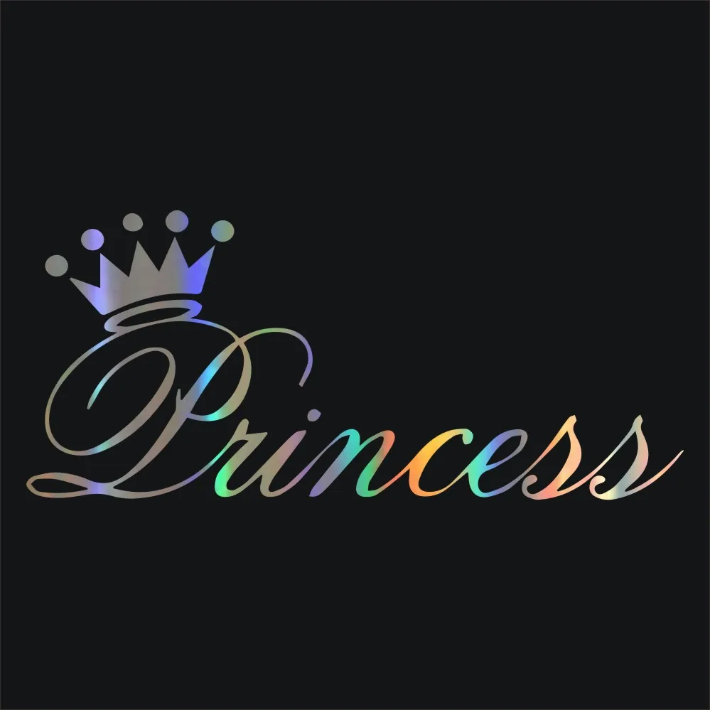 Asmeninį Automobilių Lipdukas Priedai PVC Anime Gražus Princess Crown Automobilio Langą, Motociklų Lipdukas, skirtas JEEP Van Dviratį Offroad