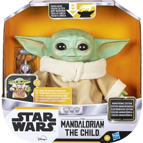 ORIGINALUS Star Wars Mandalorian Vaikas Animatronic Kūdikių yoda f1119