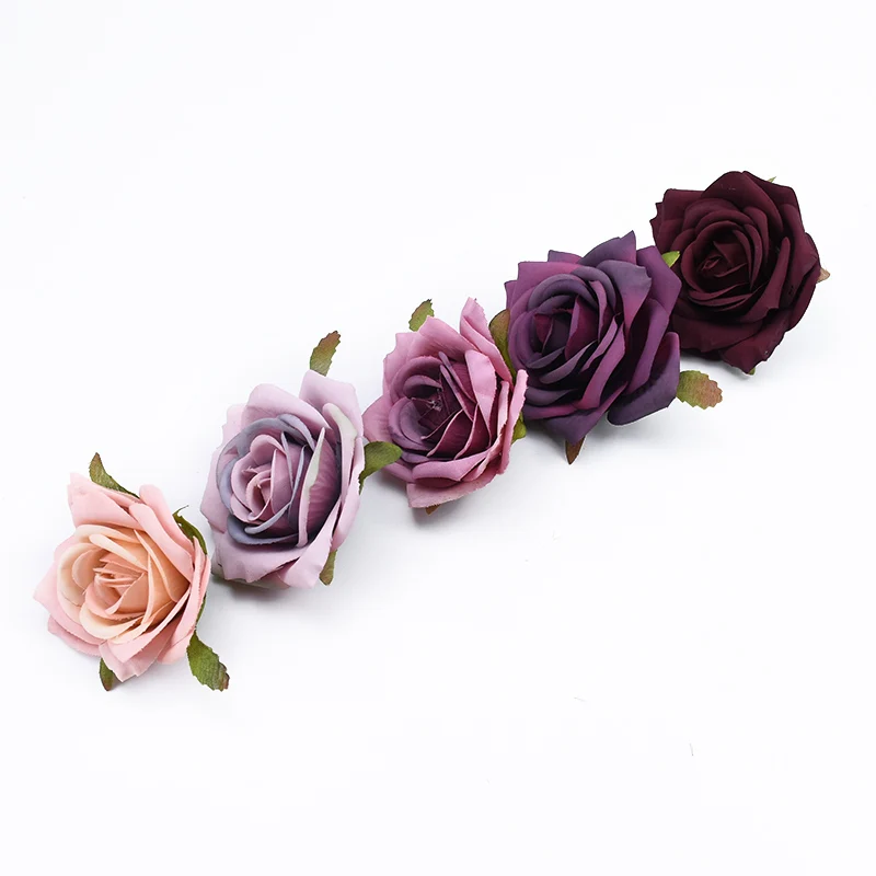 10VNT Retro rožės sienos sprogimo vestuvių dekoratyvinės gėlės scrapbooking, namų dekoro 