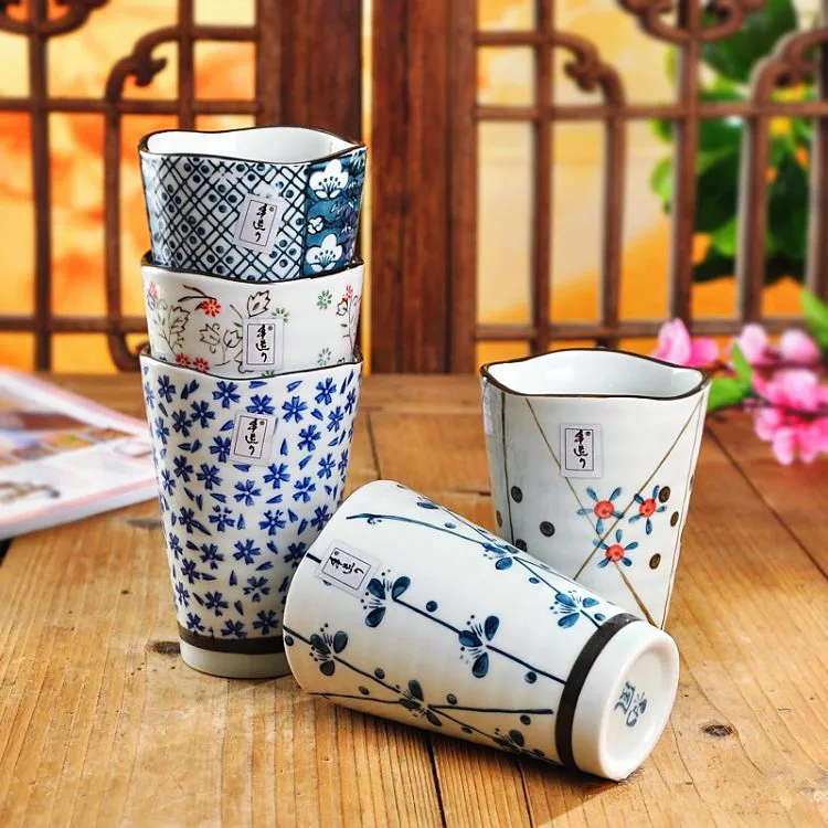 Keramikos Vandens Puodelį Kūrybos Japonų Stiliaus Ranka-dažytos Underglaze Keramikos Puodelis Gimtadienio Dovana Pusės Puodelio Arbatos Puodelio Pieno