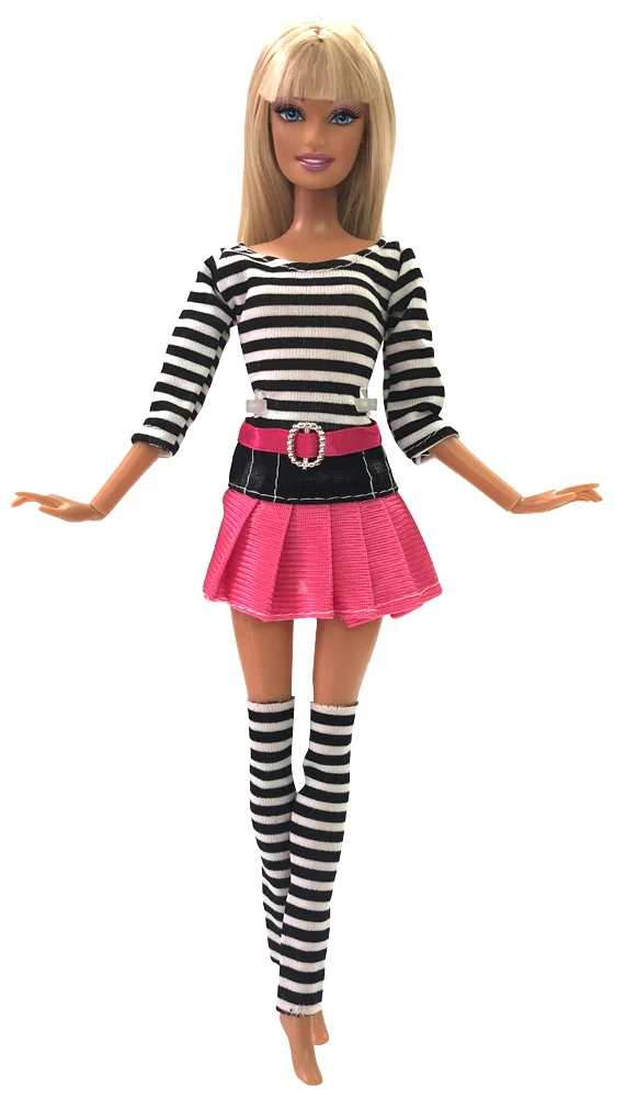 NK 5 Vnt Naujausias Lėlės Suknelė Gražus Atsitiktinis Kostiumas Mados Suknelė Barbie Lėlės Aristokratų Lėlės Priedai Geriausia Vaikui Gift33A