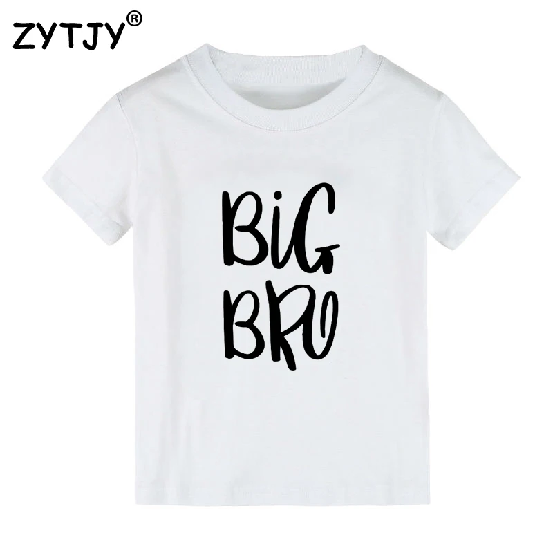 Big Bro Raidžių Spausdinti Vaikai marškinėlius Berniukui, Mergina marškinėliai Vaikams, Vaikiška Drabužius Juokinga Viršuje Tees Lašas Laivas Y-98