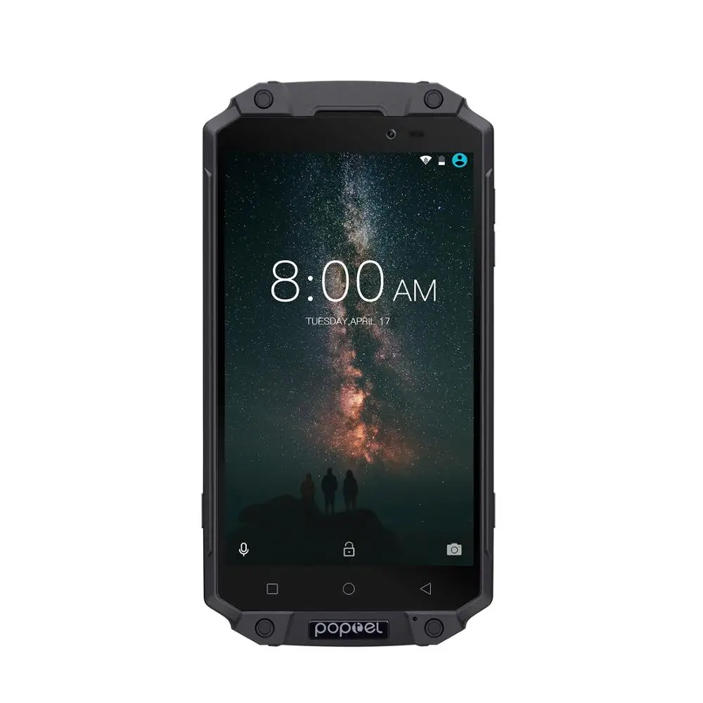Pasaulinė Versija Atrakinti Išmanųjį telefoną 9000mah Poptel P9000max 4G/64G NFC Galia Bankas Telefonas atsparus Vandeniui Ruggedphone Paramos Vieną Savaitę Naudoti