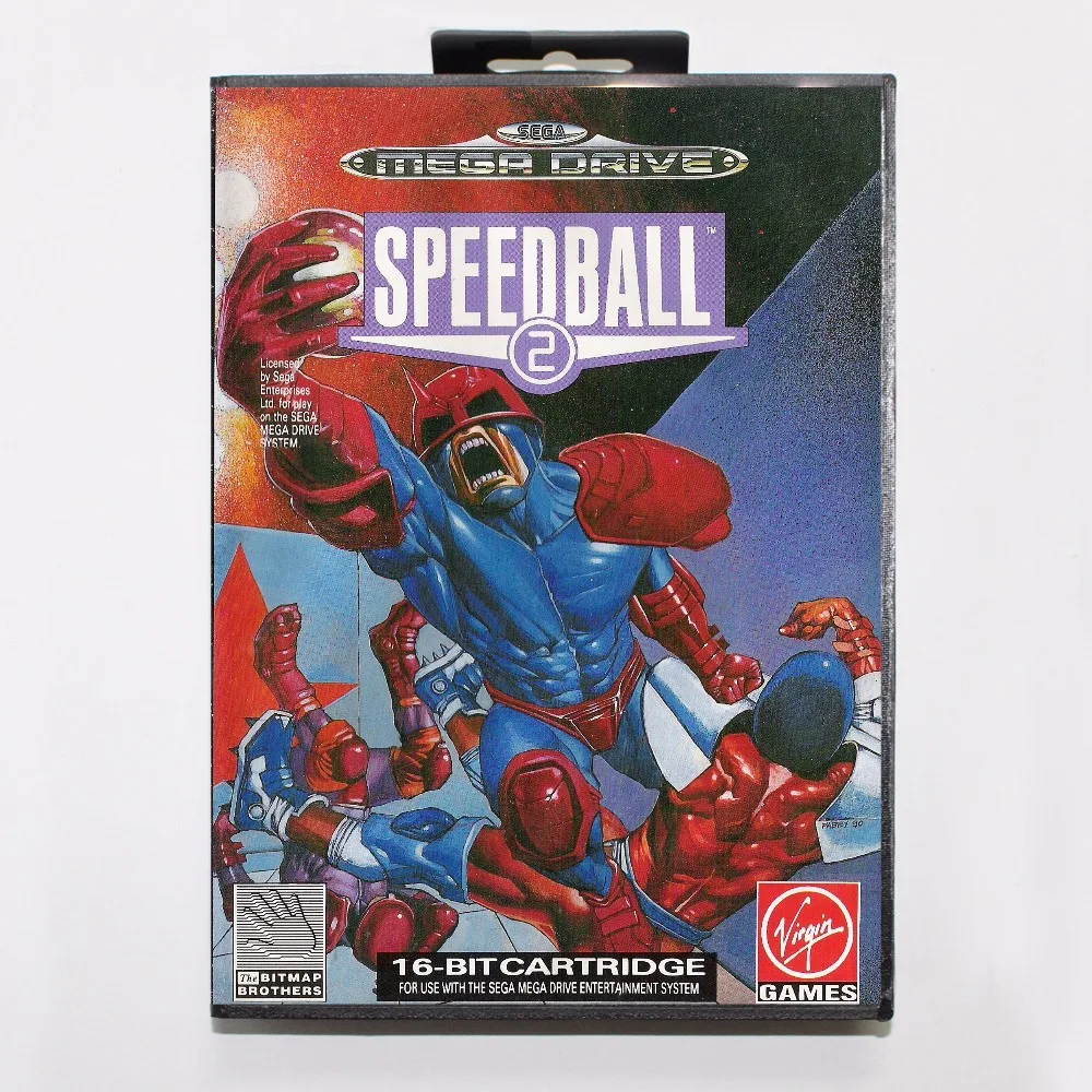 Speedball 2 Žaidimas Kasetė 16 bitų MD Žaidimo Kortelės Su Mažmeninės Langelyje Sega Mega Drive Genesis