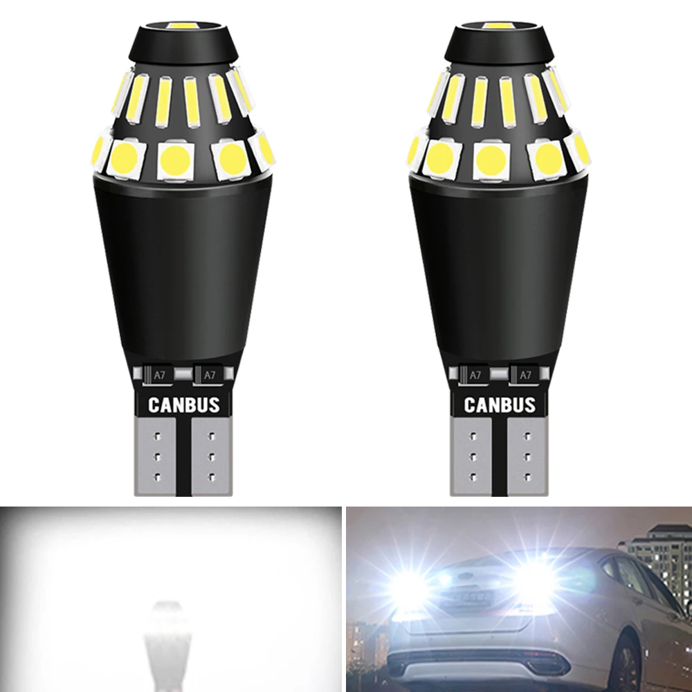 2x W16W T15 Canbus LED Klaidų, Lemputes, led automobilių Atsarginės Atbulinės Šviesos Mustang Sintezės F-150 Pabėgti Ekspedicija 