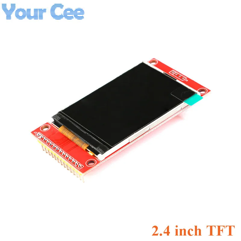 2.2/2.4/2.8 colių Spalvotas TFT LCD Ekranas Modulis 240*320 Sąsaja SPI Ratai ILI9341 2.2