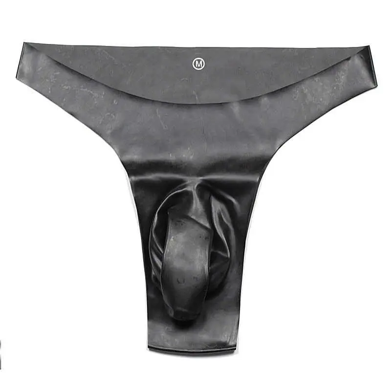 Karšto didysis išpardavimas dirželius naują Latekso kelnės kelnės apatiniai T šortai G string su gaidys varpos apvalkalas, 5 dydis