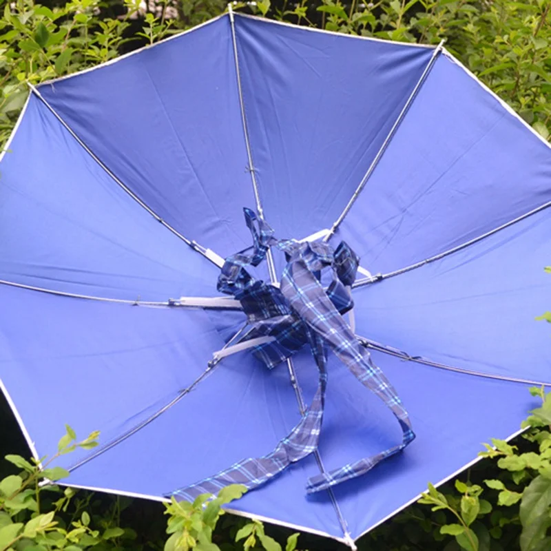 Skėtis Skrybėlę Rainproof Vėjo Veidrodėliai, Reguliuojama UV Apsauga Laisvą Ranką Saulės, Lietaus Bžūp Žvejybos galvos Apdangalai