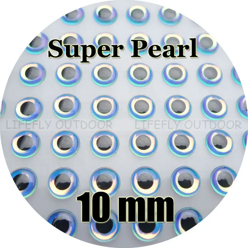 10mm 3D Super Perlų / Didmeninės 250 Soft Formuoti 3D Holografinio Žuvies Akis, Ovalus Mokinys, Skristi Susiejimas, Konduktorius, Masalas Priėmimo, Amatų