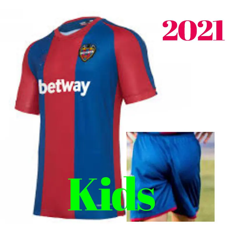 Vaikai 20 21 Levante UD Futbolo Džersis 2020 2021 Rochina Camisetas De Futbol Levante Campana Dviračių Vaikų Futbolo Marškinėliai