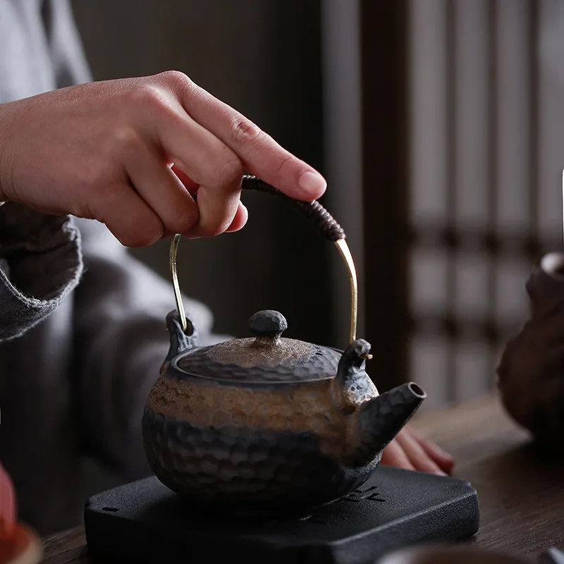 Keramikos Plaktukas Kilpa tvarkomi Arbatinukas Rankų darbo Japoniško Stiliaus Retro Arbatos Puodą Keramikos Keramikos arbatinukas Tradicinės Kinų Arbatos Rinkinys