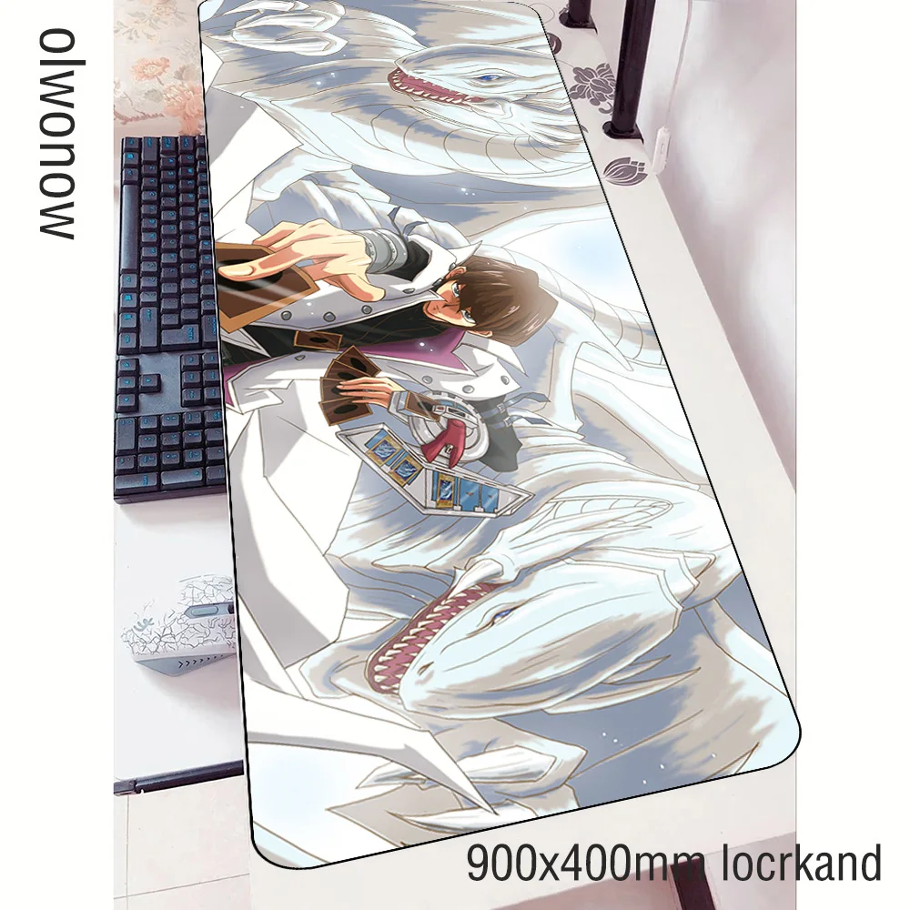 Yu Gi Oh pelės mygtukai žaidėjus mielas 90x40cm notbook pelės kilimėlį žaidimų kilimėlis Masė modelio padas pelės stalas padmouse kilimėliai