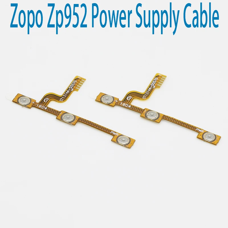 2vnt Naujos Originalios Pagrindinis ZOPO ZP952 power on/off+, tūris FPC Klavišą aukštyn/žemyn mygtuką flex kabelis FPC Naudojamos+darbo+originalus ZOPO ZP952