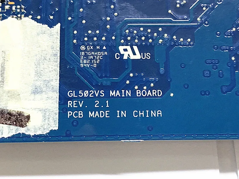 Už ASUS GL502V GL502VS GL502VSK GL502VS I5-7300HQ GTX1070 8GB mainboard REV2.1 Nešiojamojo kompiuterio motininė plokštė Testuotas