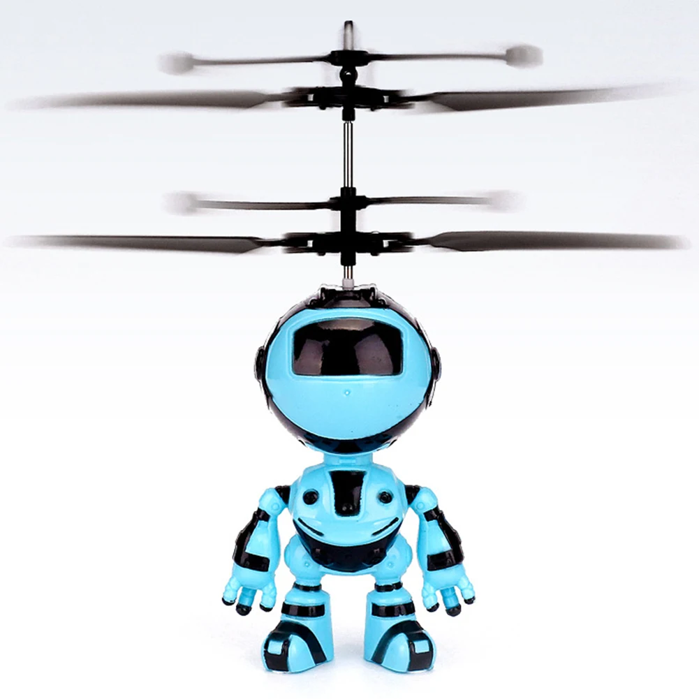 Robotas Dizaino RC Sraigtasparnis Dovana Drone Vertus Kontrolės Vaikai Plaukioja Quadcopter Žaidimas Mini Infraraudonųjų spindulių Indukcijos Su LED Šviesos Žaislai