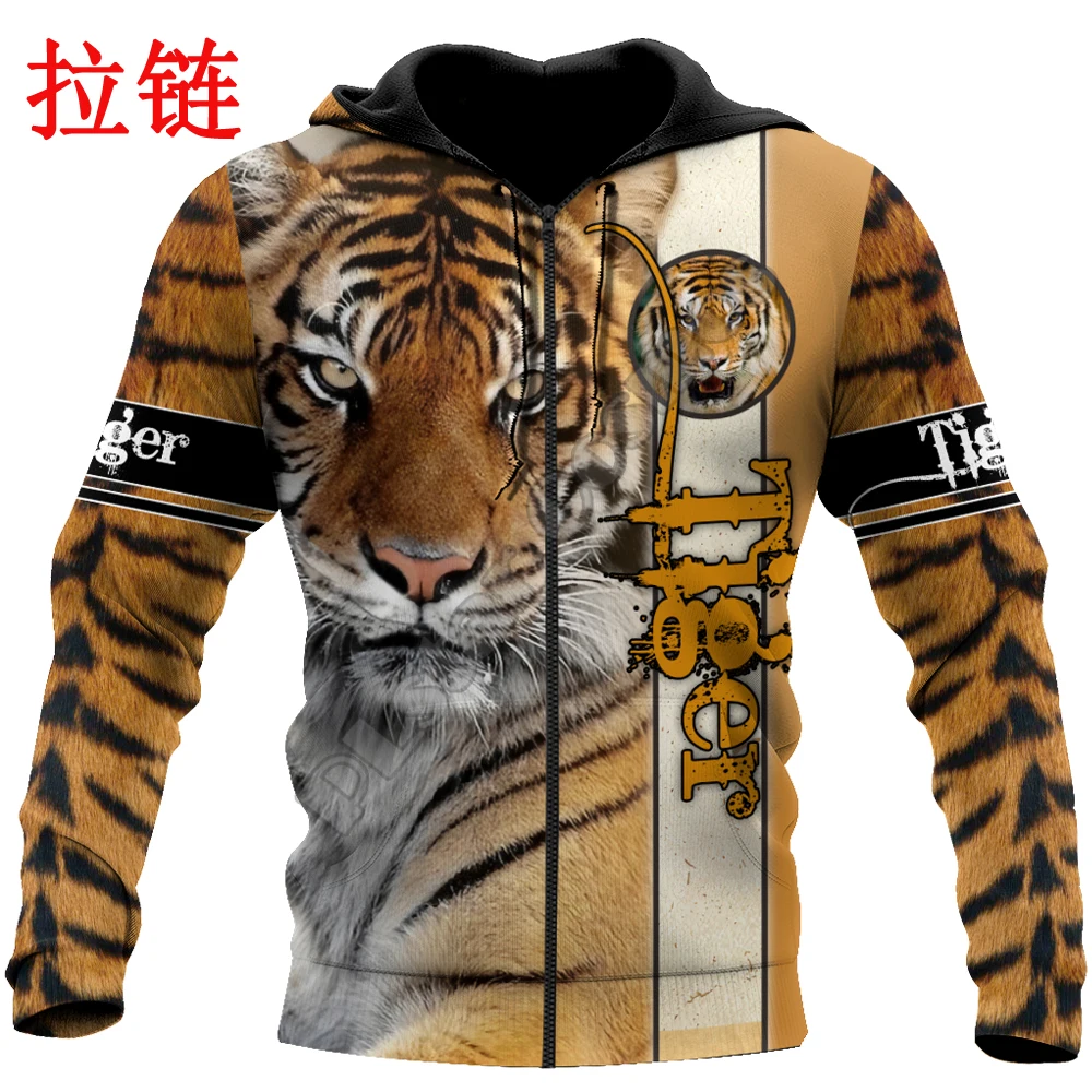 Gyvūnų Gražus Meilės Tigras 3D Visi Per Atspausdintas Unisex Deluxe Hoodie Vyrų Palaidinukė Zip Puloveris Atsitiktinis Striukė sportiniai Kostiumai DW0288