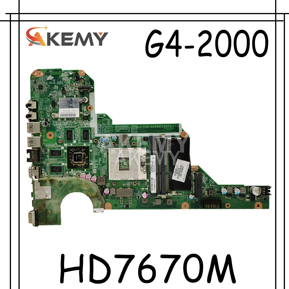 HP G4-2000 G6-2000 G7-2000 680570-001 Nešiojamas Plokštė 680570-501 DA0R33MB6F1 DA0R33MB6F0 HM76 HD 7670M