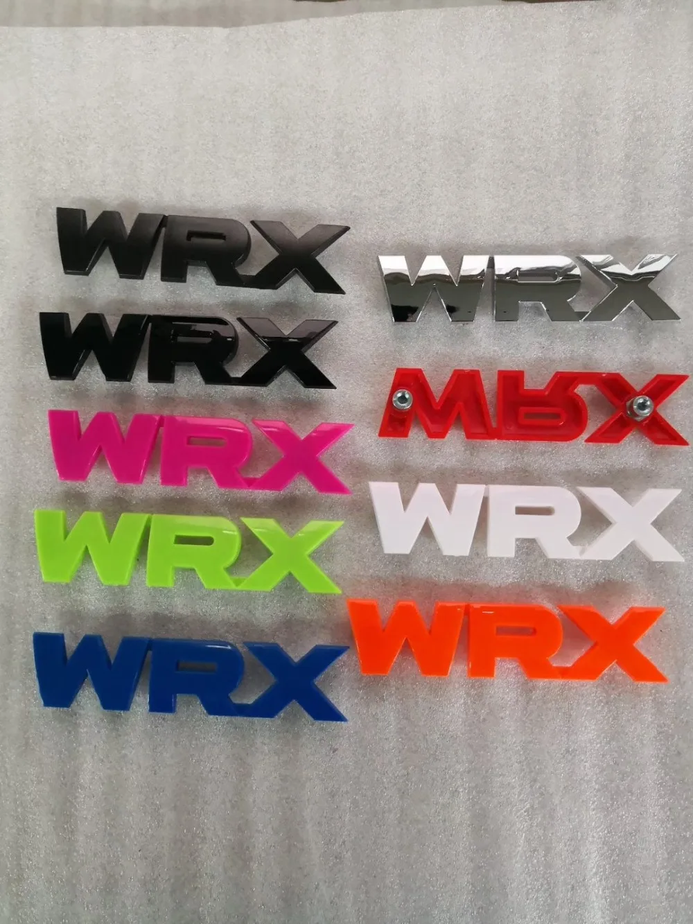 1 VNT ABS WRX Priekiniai Grotelės Emblema Grotelės Ženklelis Subaru Forester Ralio WRX Impreza WRC Automobilio Stiliaus