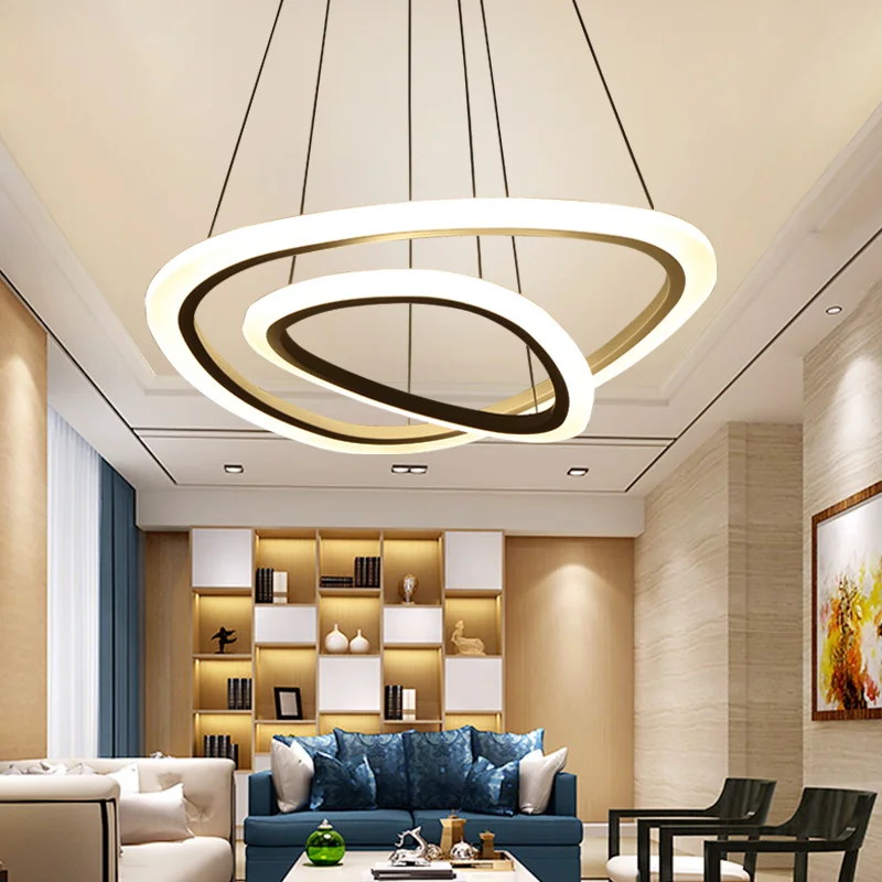 Naujausias šiuolaikinės liustra, aukštos kokybės, lubų šviestuvo LED šviestuvo su nuotolinio valdymo