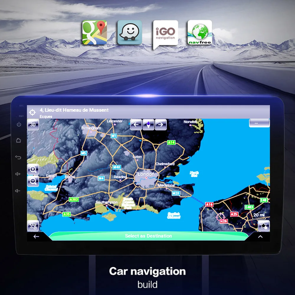 2 DIN Automobilio Radijo Toyota Highlander 2000-2007 M daugialypės terpės Grotuvas, Navigacija, GPS AutoRadio Galvos vienetas Android 8.1 9 colių