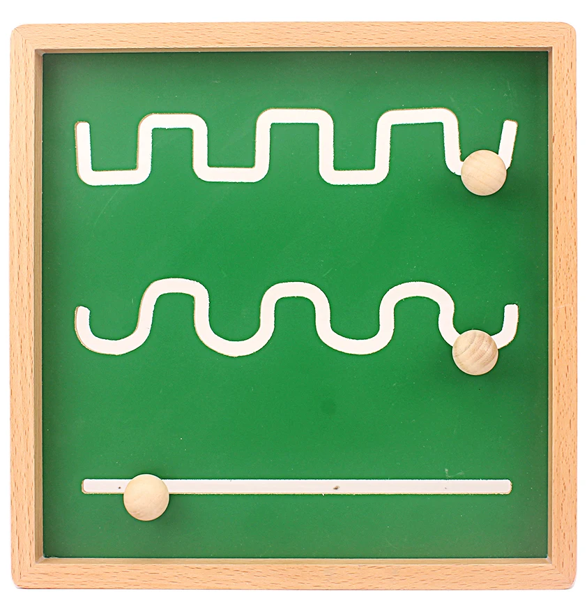 Montessori Rašymo Praktika Medienos Mokymo Žaislai Lenkimo Tiesių Linijų Geometrinių Formų Pasinaudoti Mokymosi Darželyje Vaikai