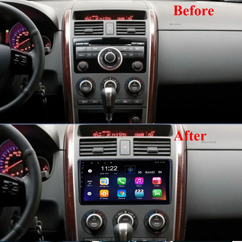 Antrinėje rinkoje GPS Navigacijos Autoradio Už Mazda CX9 CX-9 2006 - 2016 2 Din Car Radio 