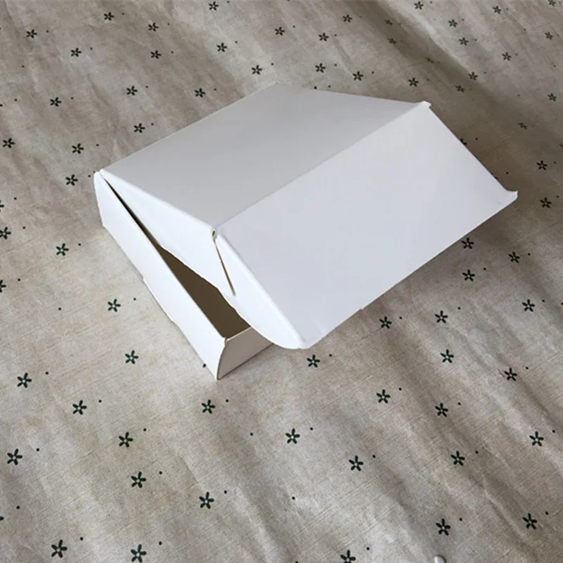 50Pcs 9.4*9.2*2.1 cm Balto popieriaus amatų dėžės mažas muilo, popieriaus pakavimo dėžės popieriaus saldainiai dovana muilo pakuotė
