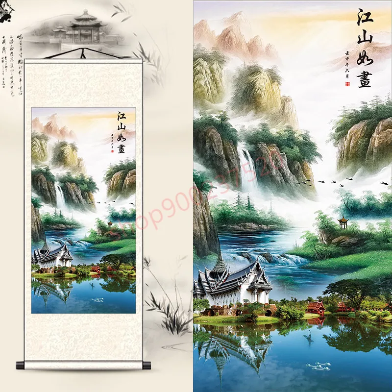 (individualų) Peizažas, Kinų tapybos daug laimės, kambarį apdaila, geomanticheskih pažymėkite kabinti tapyba