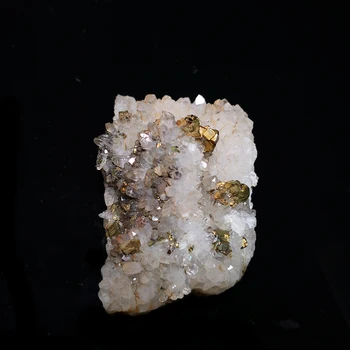 Natūralus Raudonasis Kvarcas Pyrite Mineralinių kristalų pavyzdžių forma JIANGXI PROVINCIJOJE KINIJOS A2-4
