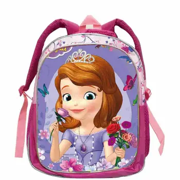 12.5 colių Bamblys Rožinė Mochilas Vaikas princesė cartoon Mokyklos Maišą Vaikai Mados princesė sofija Kuprinė mažos Mergaitės Kūdikio Knyga krepšys