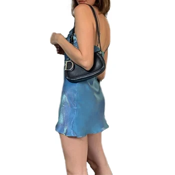 Karšto 2020 m. Moteris Backless vientisos Spalvos Diržas Suknelė Vasaros Mados Seksualus Ponios Berankovis Suknelė už Šalis Kasdien Dėvėti Moterų Bodycon