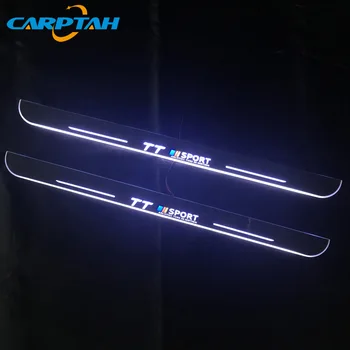 CARPTAH Apdaila Pedalo Automobilių Eksterjero Dalys, LED Durų Slenksčio Nusitrinti Plokštė Kelias Dinaminis Streamer šviesos Audi TT 2008 - 2016