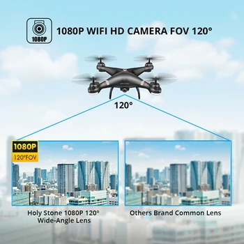 Šventosios Akmens HS110G PRO GPS Drone WIFI FPV 1080P HD Kamera RC Drone GPS Sekite Mane Profissional Live Video, Auto Užveskite RC Quadcopter