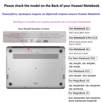 Vėliau Mokyklos Notepad Atveju Už Garbę Magicbook 14 15 Huawei Matebook 13 14 X Pro 13.9 2019 2020 Fasion Spausdinti Nešiojamas Priedai
