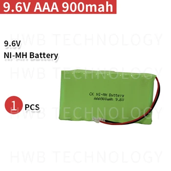 1 VNT./daug Pradinį Nauja Ni-MH 9.6 V 800mAh Ni-MH Įkraunamos AAA Baterijos, Su Kištukais Nemokamas Pristatymas