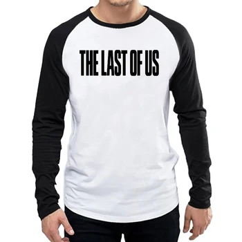 Ilgomis Rankovėmis Paskutinis JAV Marškinėliai Mados Balta Spalva Mens Paskutinis Iš JAV, T-marškinėliai, Topai Tees marškinėlius Visą Rankovės Atsitiktinis marškinėliai