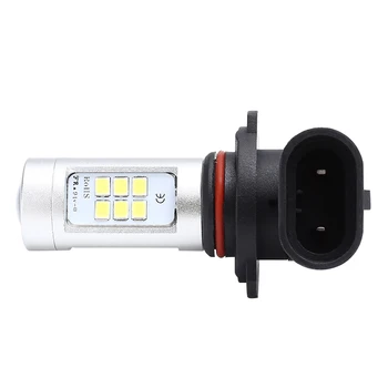 2VNT H10/9145 LED Rūko žibintų Eismo Dienos Šviesos Lemputės Įjunkite Stovėjimo Šviesos 12V-24V Automobiliu Apšvietimas Baltos Lemputės