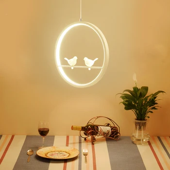 Šiuolaikinės Kūrybos LED Sieniniai šviestuvai Baras, Valgomasis pakabos šviestuvas Derliaus loft paukščių Pakabukas Kabo lempa
