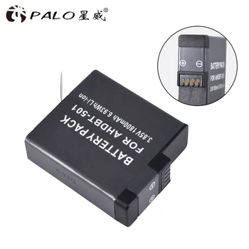 Palo 1800mAh AHDBT-501 Baterija su USB Įkroviklio GoPro Hero 7 6 5 Juoda Sporto Fotoaparatą, Eikite Pro 7 Veiksmų Fotoaparato Priedai