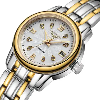 Guanqin 2020 Nauja Sapphire Mechaninė Automatinė Moterų Laikrodžiai Prabangos Prekės Ženklo Laikrodis Iš Nerūdijančio Plieno, Atsparus Vandeniui Žiūrėti Lady Laikrodis