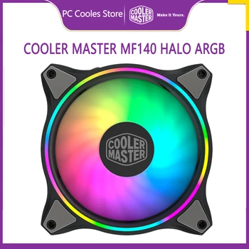 Cooler Master MF140 HALO ARGB 14cm RGB 5V/3PIN Kompiuterio Atveju Ramioje PWM Ventiliatorius PC CPU Aušintuvo Vandens Aušinimo 140mm Pakeičia Gerbėjai