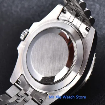 Bliger 40mm Automatinis Mechaninis laikrodis Vyrams, Verslo Sapphire Kristalas GMT Žiūrėti Šviesos Vandeniui Kalendorius Laikrodis