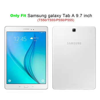 MTT Marmuro CoverCase Samsung Galaxy Tab 9.7 colių SM-T550 T555 PU Odos Apversti Stendas 