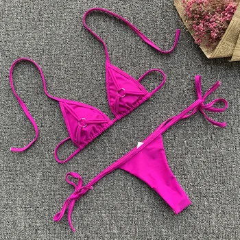 Moterų maudymosi kostiumėlį Push up Bikini maudymosi Kostiumėliai, Kietas Plaukimo Kostiumas Atskiros Moterų Paplūdimio Maudymosi Kostiumą, Bikini Biquinis Feminino Raudona