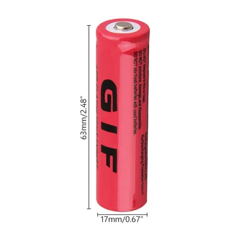 NAUJAS 3.7 V GTF Raudona 18650 Li-ion Ličio Baterijos 18650 Elementų 9800mAh Didelės Talpos Įkraunama Maitinimo Baterria Ilgo Gyvenimo Ratą