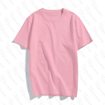 Marškinėliai Moterims Estetinės Pink Casual Harajuku Derliaus Kawaii Medvilnės Spalvinga Trumpas Rankovės Streetwear Vasaros Viršūnes Tee Marškinėliai Femme
