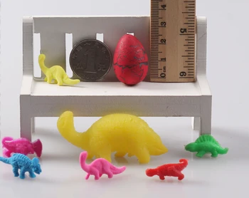 ANGRLY 20pcs Baby Vaikų Žaislai Vandens Liukas Dinozaurų Kiaušinių Perinti skirtų Gyvūnų Vaikas Plėtra Dinozaurų Kiaušinius Hatchimals Dovanų Dėžutėje