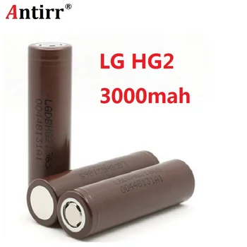 Naujas Originalus HG2 18650 3000mAh baterija 18650HG2 3,6 V išleidimo 20A skirta LG Elektroninių cigarečių Maitinimo baterijos