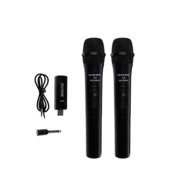 USB 3,5 mm 6.35 mm, Bevielis Mikrofonas, Garsiakalbis Nešiojamą Mic su Imtuvas Karaoke Kalbos Garsiakalbis Garso Mikrofonai