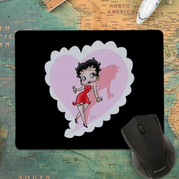 Betty Boop Mergina Individualų MousePads Kompiuterio Anime Pelės Kilimėlis 